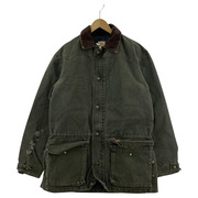 old carhartt duck jacket カーキ