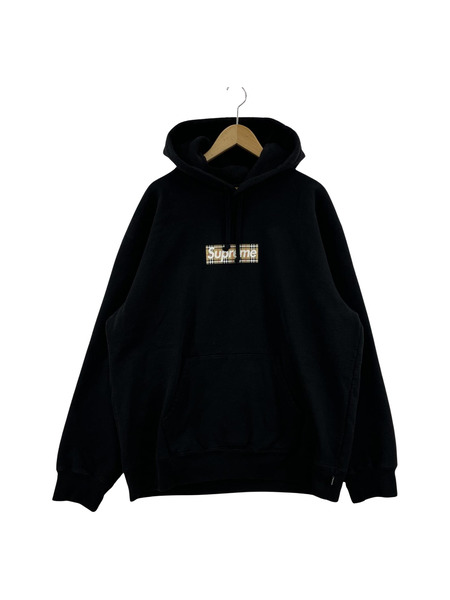 Supreme×BURBERRY 22SS Box Logo Hooded Sweatshirt XL