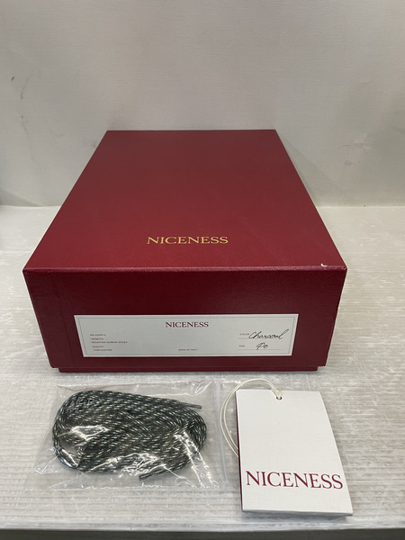 NICENESS Golden Eternity VENETO トレッキングサンダル 40 チャコールグレー