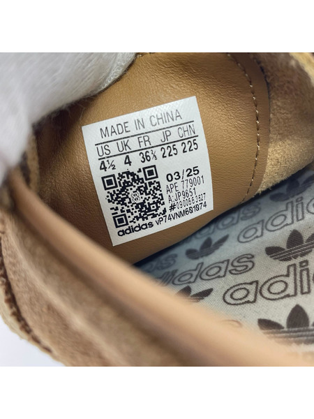 adidas スニーカー TOBACCO/JP9651/22.5㎝/ベージュ