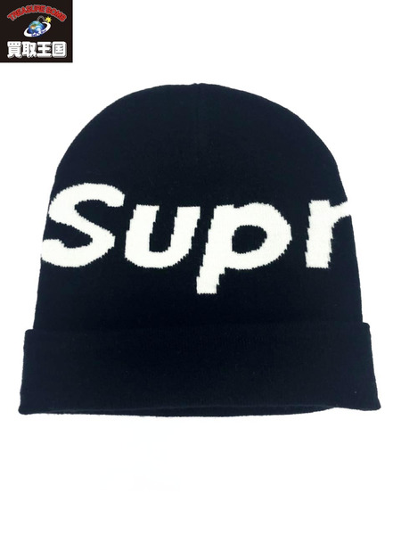 Supreme 21AW Big Logo Beanie ブラック