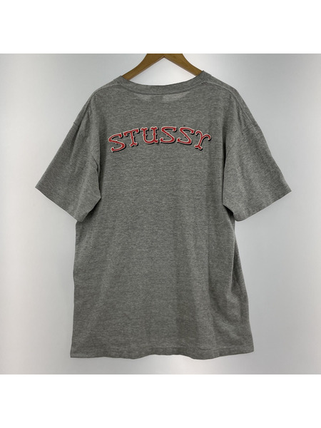 STUSSY 00s S/Sカットソー グレー L