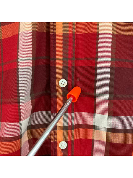 DAIWA PIER39 長袖シャツ TECH WORK SHIRTS FLANNEL PLAIDS (S)