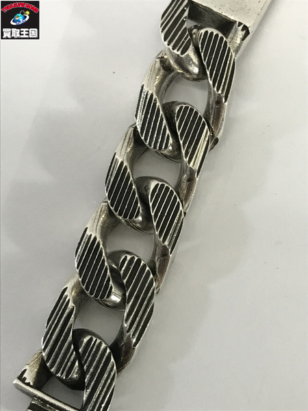 アクセサリー SV925 チェーン GUCCIロゴプレート ブレスレット