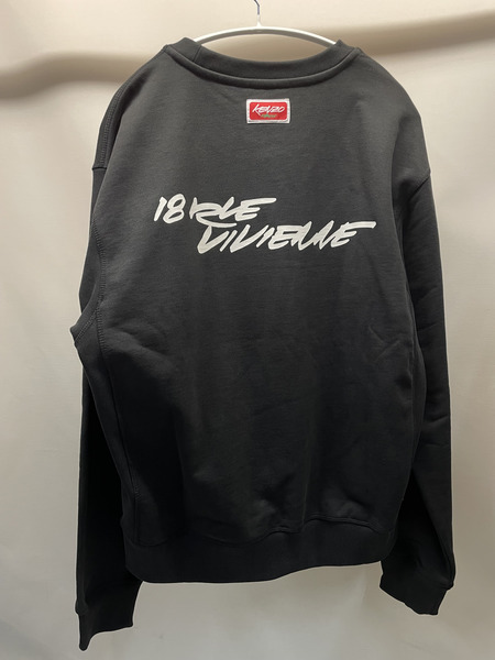 KENZO Futura 2000 クラシック フラワープリントスウェット L ブラック