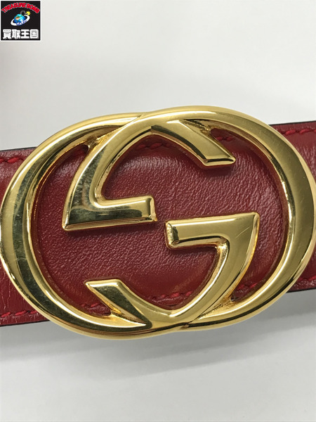 GUCCI ベルト 赤 70-28