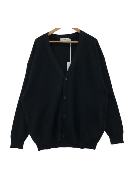 Graphpaper 22AW High Density Knit Cardigan F 黒 GU223-80130B