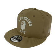 A BATHING APE NEW ERA 001CPH301014X キャップ （M/L）ベージュ