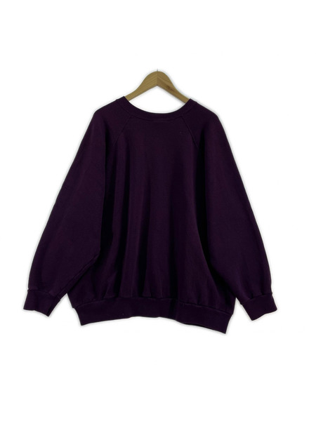 90s TULTEXボディ USA製 ブランクスウェットシャツ 紫 (2X)