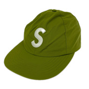 Supreme キャップ 緑 sロゴ