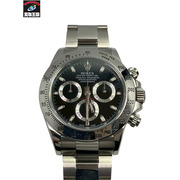 ROLEX Cosmograph Daytona ロレックス コスモグラフ・デイトナ 116520 SSモデル ステンレスモデル 黒文字盤 ランダム OH済み 仕上げ済み メンズ AT 自動巻き 