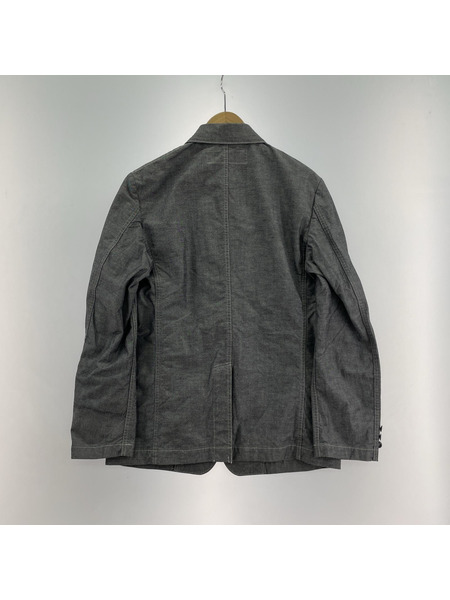 COMME des GARCONS HOMME ZIPテーラードジャケット S グレー AD2017