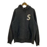 Supreme 20SS キルティング S Logo Hooded Sweatshirt 黒 (L)