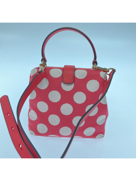 kate spade new york ドット柄2wayバッグ ピンク