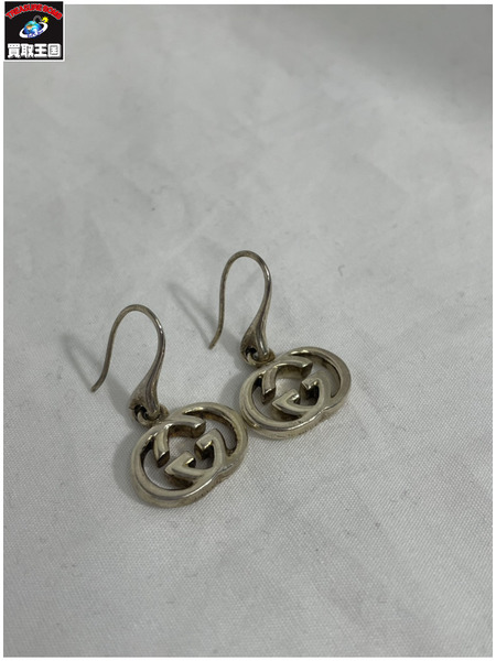 アクセサリー GUCCI インターロッキングG ピアス Sv925/Ag925