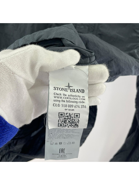 STONE ISLAND 長袖シャツ ナイロンシャツ ネイビー S