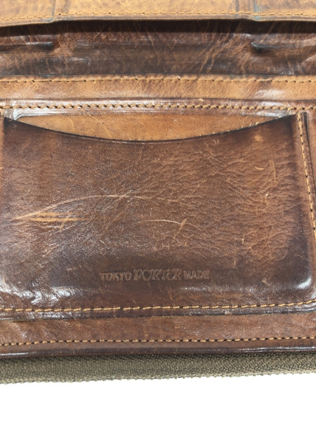 PORTER SOAK WALLET 長財布 ブラウン 101-06001[値下]