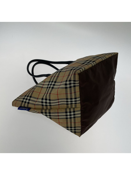 BURBERRY BLUE LABEL トートバッグ 舟形