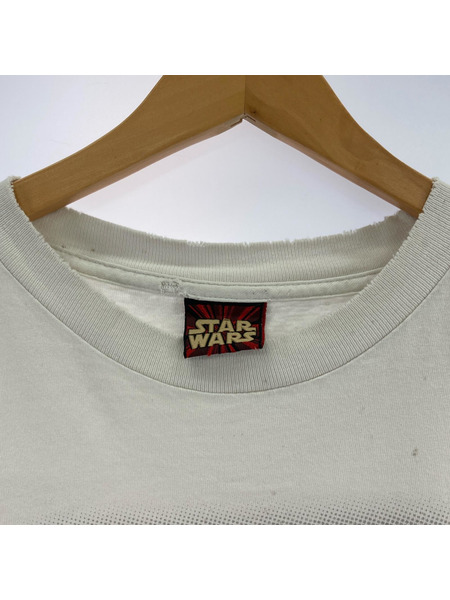 OLD・VINTAGE 半袖Tシャツ・カットソー 90s STAR WARS ムービープリントT ホワイト XL