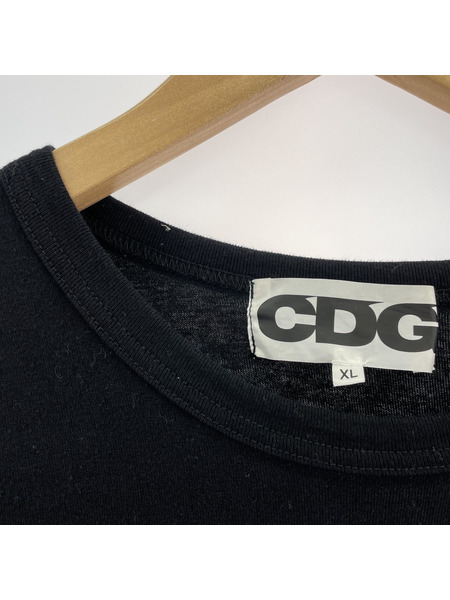 COMME des GARCONS　CDG ロゴプリントS/Sカットソー