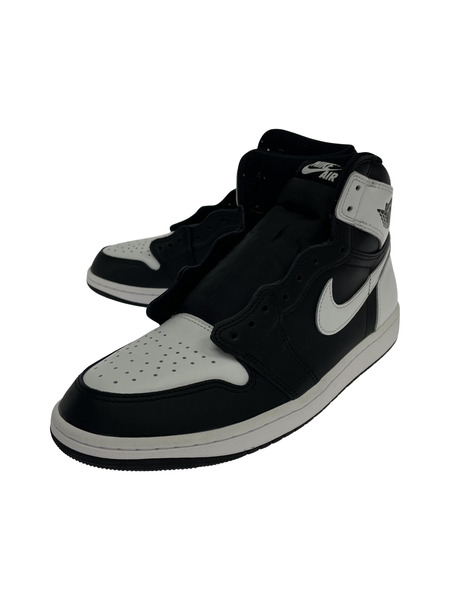 NIKE JORDAN 1 RETRO HIGH OG GS BLACK/WHITE