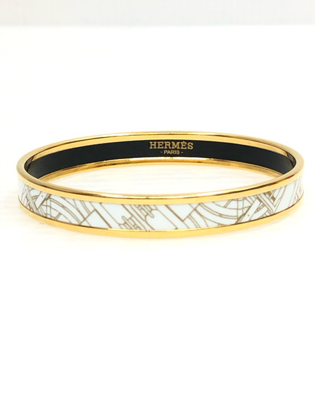 HERMES バングル 白