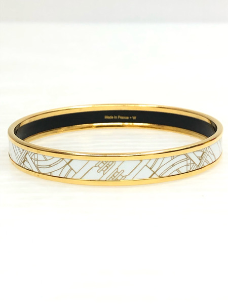 HERMES バングル 白