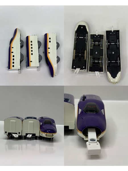 プラレール 連結！Ｅ８系つばさ＆トミカアーチ踏切セット 初回特典付き 開封品 動作確認済み 新幹線 E8系山形新幹線つばさ