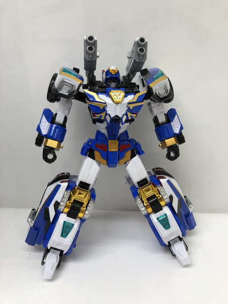 メタルカードボットW グランブルーレオン セット ブルーコップ＆ブレイオン