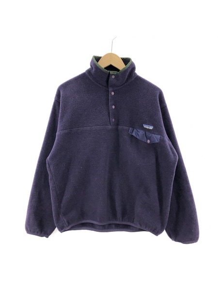 patagonia 90-00s シンチラ ハーフボタン フリースジャケット 紫 M