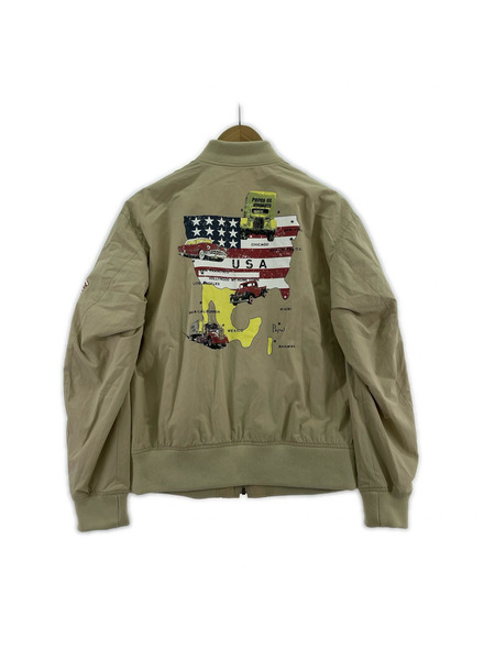 PAPAS ブルゾン D0491FJM002 ベージュ (S)