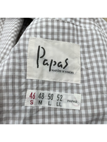 PAPAS ブルゾン D0491FJM002 ベージュ (S)