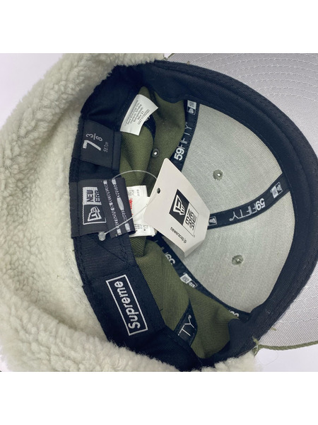 Supreme×NEW ERA Earflap Box Logo New Era イヤーフラップ キャップ