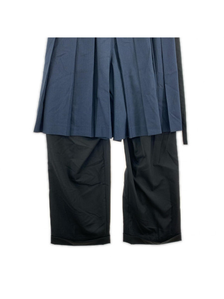 COGNOMEN 25AW PLEATED LAYRED PANTS WA-PT-M02 青 (L)