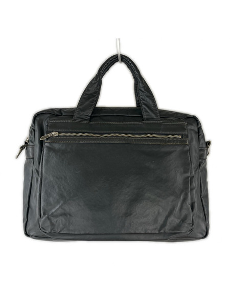 JEAN-PAUL GAULTIER デザインジップブリーフケース 黒