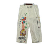 OLD・VINTAGE パンツ U.S.ARMY M1951 スノーカモパンツ ハンドペイントリメイク ホワイト