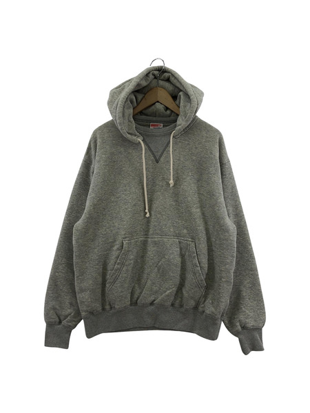 STANDARD CALIFORNIA Logo After Hood Sweat アフターフーディ L グレー