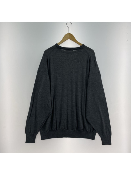 Graphpaper High Gauge High Neck Knit クルーネックニット F グレー