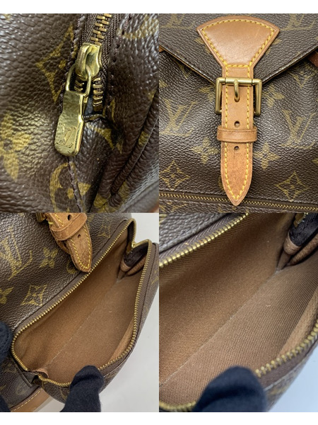 LV モノグラム モンスリMM M51136 本体のみ ダメージあり ルイ ヴィトン LOUIS VUITTON リュック デイパック