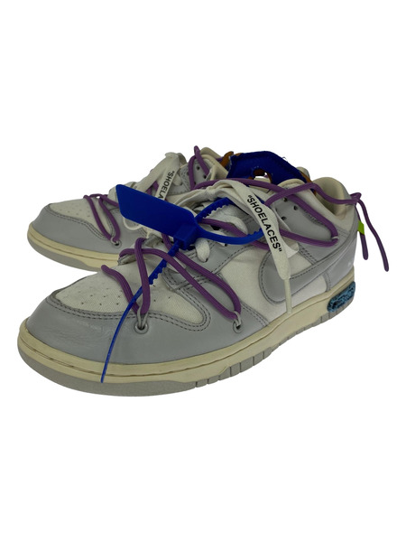 NIKE スニーカー ×OFF-WHITE DUNK LOW 27cm