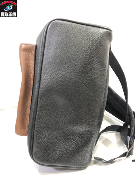 COACH F37802 レザー バックパック 茶