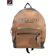 COACH F37802 レザー バックパック 茶