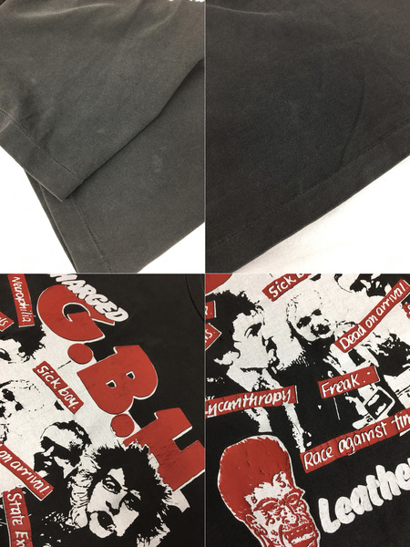 . 半袖Tシャツ・カットソー G.B.H バンド Tシャツ 黒