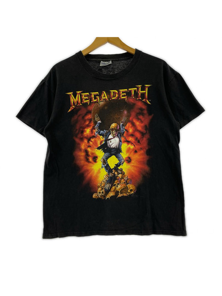 OLD・VINTAGE 90s BROCKUM MEGADETH バンドTシャツ (L) 黒