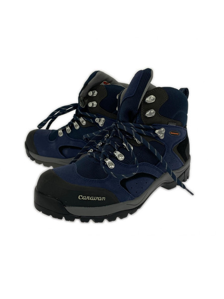 ブーツ CARAVAN トレッキングブーツ 紺 (26.5EEE)