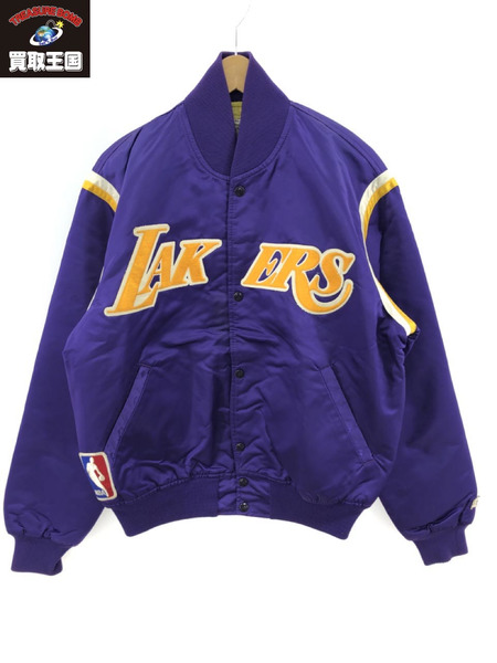 【超希少・美品】90s 刺繍 NBA レイカーズ Lakers スタジャン 肉厚rodman