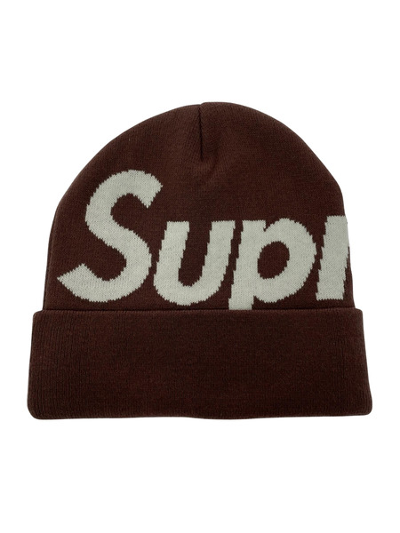 Supreme 25AW Big Logo Beanie Brown ビッグロゴビーニー