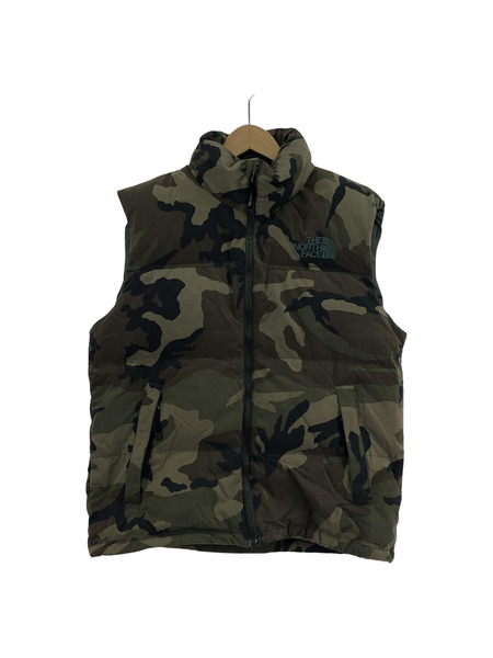 THE NORTH FACE ダウンベスト カモフラ[値下]