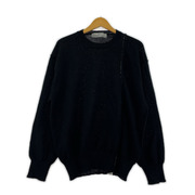 COMME des GARCONS ニット・セーター HOMME 田中オム AD2000 切リ替エニット ブラック