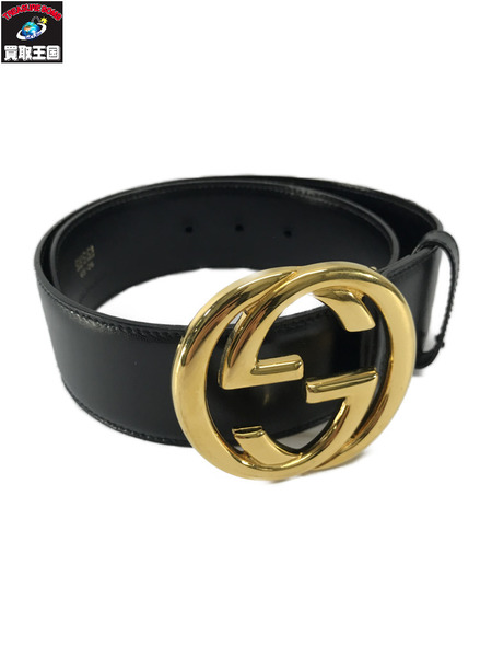 GUCCI  ベルト 黒 GGバックル